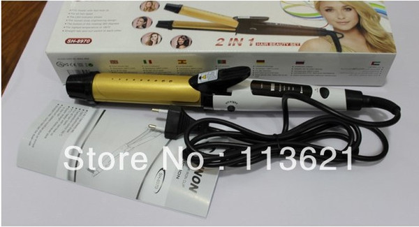 Hair Straightening Hair Straightener Iron1 1/2 Portable Aluminum Flat Irons&hair curler