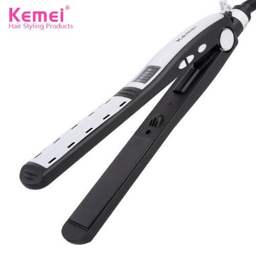 Kemei Ceramic Hair Straightener Irons Professional Electric Hair Straightening Flat Iron Hair Styling Tools KM-800