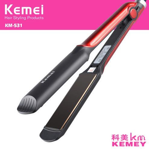 110-240V KEMEI KM-531 Hair Straightening Iron Hair Flat iron Curling Wave Hair Nano Ceramic Flat Iron Flat