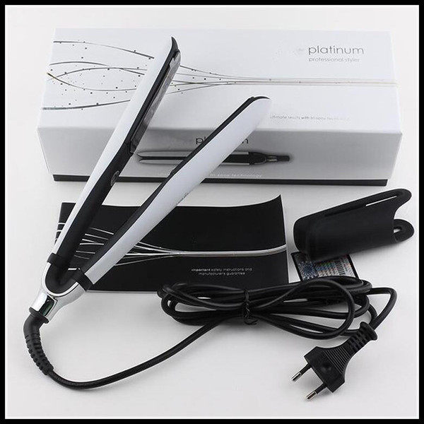 DROP SHIPPING EPACK PLATINUM Hair Straighteners Professional Styler Flat Hair Iron Straightener Hair Styling tool Black Color Good Quality