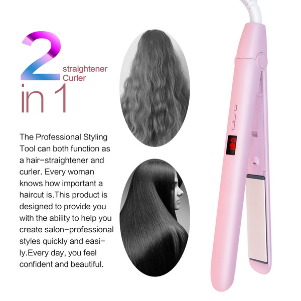 Tatyking Steam Straightener Spray Electric Slate Splint Does Not Hurt Hair Ion Curl Stick Straight Roll Two-use God PH0298