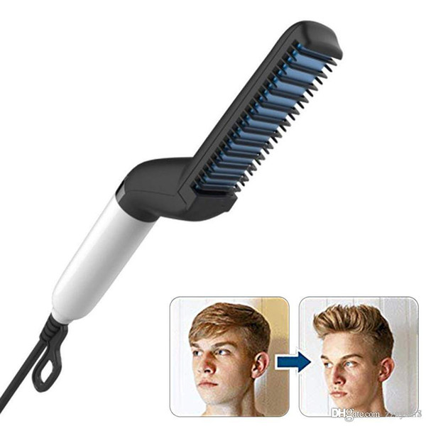 Multifunctional Men Male Hair Comb Quick Beard Women Fashion Automatic Hair Straightening Comb US/EU Plug