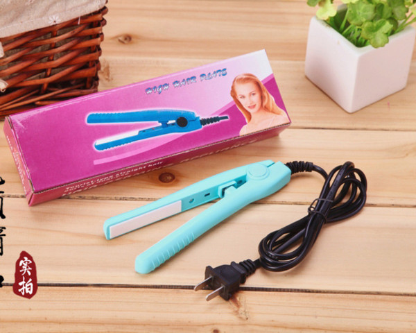 Professional Electric Mini Hair Straightener Small Cute Efficient Electric Hair Straightener Electric Splint Ion Perm Portable