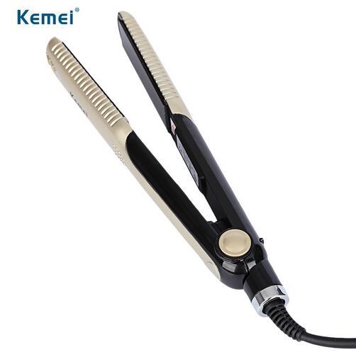 Kemei327 New hair straighteners Professional Hairstyling Portable Ceramic Hair Straightener Irons Styling Tools 