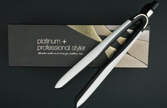 platinum+ black white styler with 3 year warranty Professional Styler Flat hair straightener universal voltage