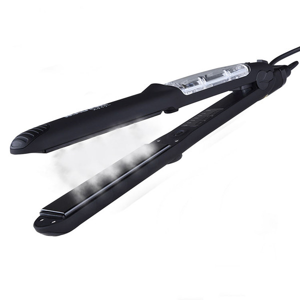 2017 Newest Professional 450F Ceramic Vapor Steam Hair Straightener with Argan Oil Infusion Steam Flat Iron Ceramic Vapor Fast Heating Iron