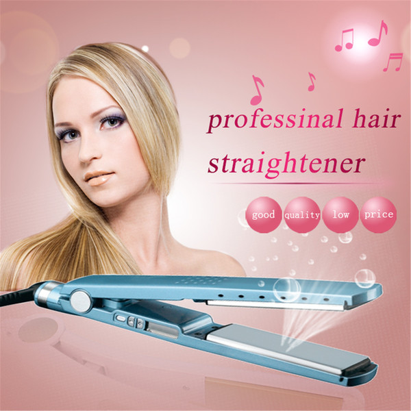 2017 Hot NEW! PRO Na-No! TITANIUM 1 1/4 plate Flat Iron Ionic Hair Straightener DHL Free 20pcs