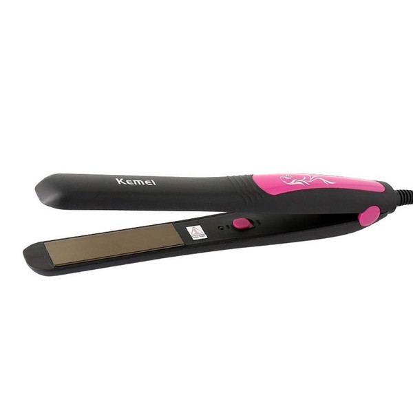 Ceramic Hair Straightening Iron KM-328 Flat Iron Hair Tools Professional Hair Straightener Electric Irons