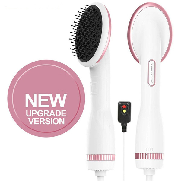 Multi-function 2 in 1 blowing Hot air brush warm-air blower Anion dry hair comb hair artifact Negative Ion dryer comb