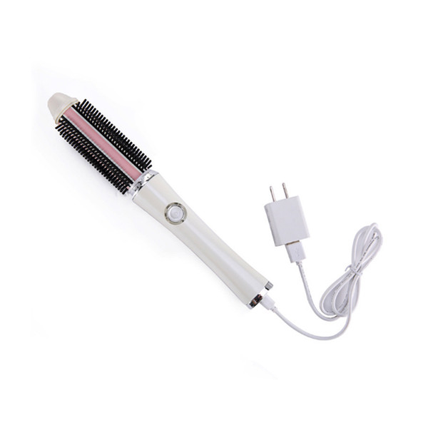 Wireless Portable Mini Electrical Hair Straightener Brush Battery Hair Brush For Traveling