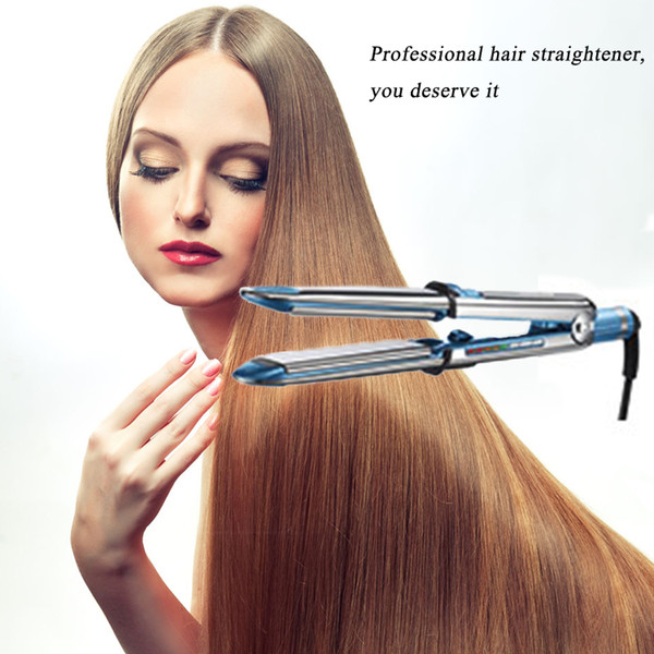 Flat Iron Ionic Hair Straightener Na-no Titanium Prima3000 Ionic Straightener, 1.25 Inch,1-1/4