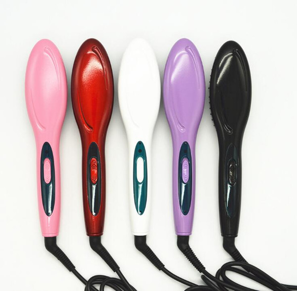 New Electric Hair Straightener Brush Hair Care Styling Comb Auto Massager Straightening Irons Quick Done Hair Iron 