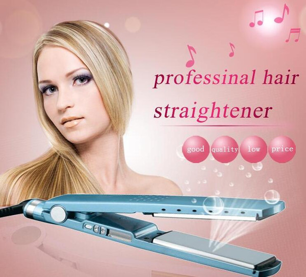 2016 High quality PRO 450F 1 1/4 plate Titanium Hair Straightener Straightening Irons Flat Iron hair curler