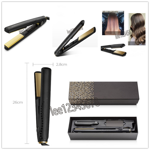 NEW V Gold Max Hair Straightener Classic Professional styler Fast Hair Straighteners Iron Hair Styling tool Good Quality