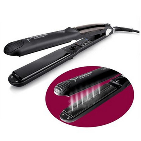 Hot Selling Professional Steam Styler Hair Straightening Irons Fast Heating Straightener Hair Styling Tool With Retail Box