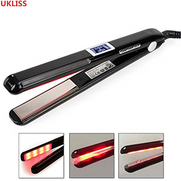 Ultrasonic In Infrared Hair Care Iron Recovers the damaged hair Treament Styler Cold Iron Care Treatment