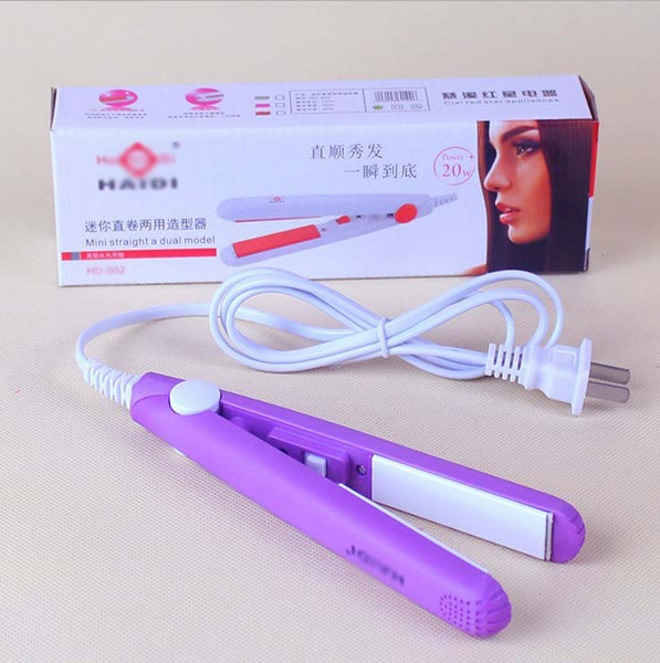 New Arrival Electric Mini Hair Straightener Irons Temperature Controller Studio Silk Ceramic Digital Best Hair Straightener With Retail Box