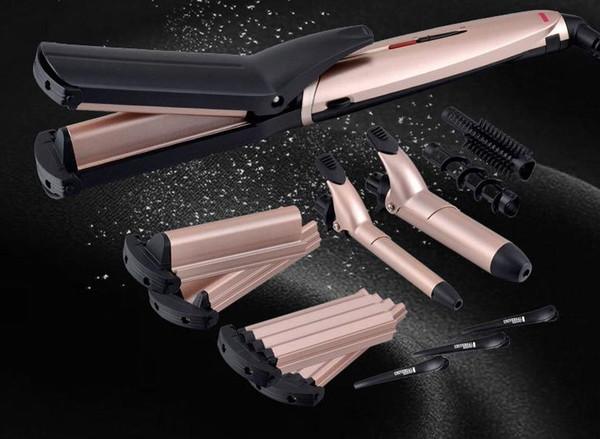 2017 Newest!!! Multi-function Professional Ceramic PTC Hair Curler Hair Straighteners Hair Styling Tool Straightening Irons