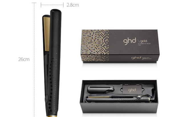 V Gold Max Hair Straightener Classic Professional styler Fast Hair Straightening Iron Hair Styling tool With Retail Box