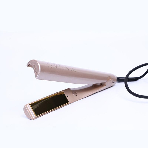 Gold Plated Hair Straighteners Titanium Plates Straightening Ceramic Curler Hair curler Hair Straightener World Cup US EU UK plug