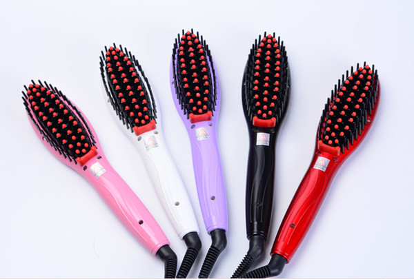 Hot SALE Fashion Hair Straightener Comb hair Electric brush comb Irons Auto Straight Hair Comb brush