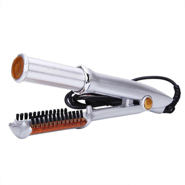 2018 Beauty Hair Iron 2-Way Rotating Curling Iron 360 Degree Hair Straighten Device for Drop Shipping free shipping