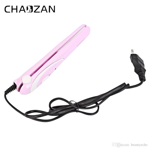 CHAOZAN Mini Cute Hair Straightener Crimper Curler Ladies Enameled Perm Splint Aluminum Hair Straightener Hair Flat Irons Straightening