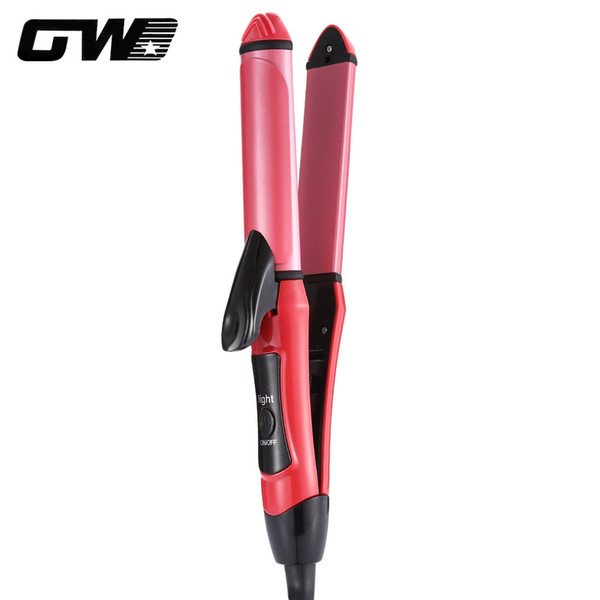 Electric 2 in 1 Ceramic Hair Curler Straightener Styling Tools Electric Hair Straightener Styling Tool Curling Styling Tool Straightener