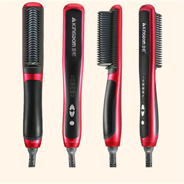 KD-388 Hair Straightener Hair Straighten Comb Tourmaline Ceramic Iron Kingdom Brand Professional Straightening Irons Rapid Hair Straightener