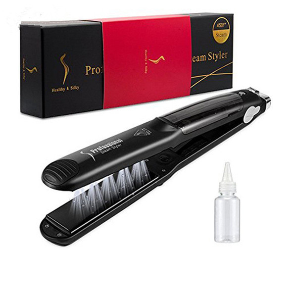 2018 original Professional Hair Salon Steam Styler Hair Straightener UA EU for hair styling DHL free shipping