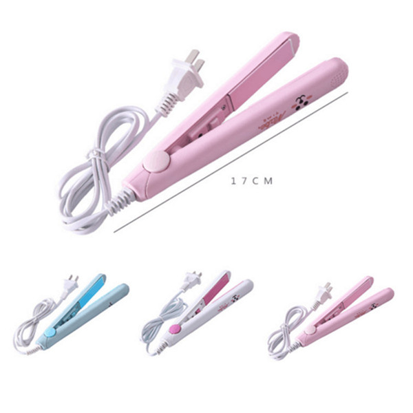 Mini Professional Hair Straightener Professional Hair Tools Travel Corrugated Iron Curler Straightener 4 colors choose supply