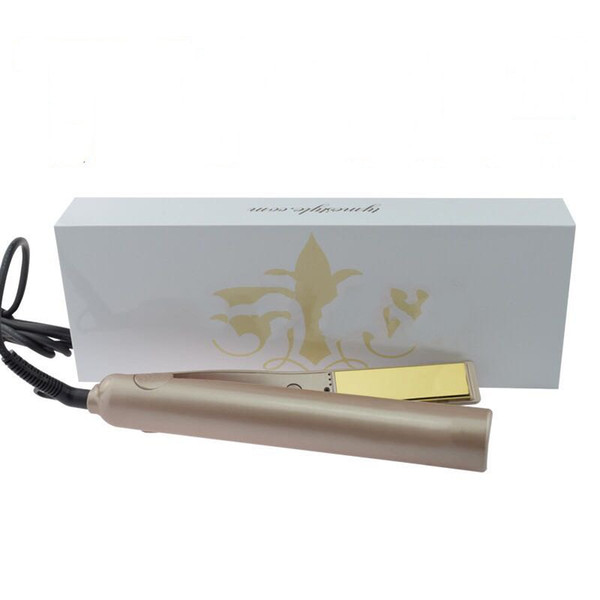 TYME 2 in 1 Hair curler Hair Straightener Titanium Gold Plate with High Quality US EU UK plug