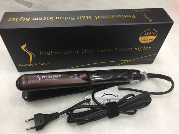 High Quality Professional Hair Salon Steam Styler Wet/Dry Hair Straightener