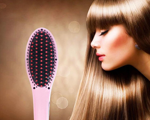 Hot Beautiful Star NASV Hair StraightenerStraight Hair Styling Tool Flat Straightening Iron LCD Electronic Temperature Controls