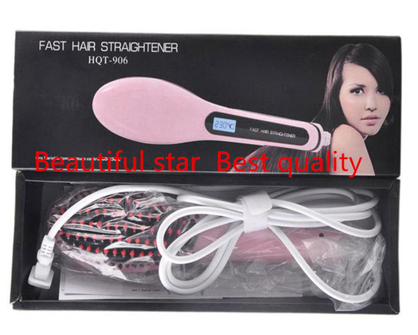 Best Beautiful Star NASV Hair StraightenerStraight Hair Styling Tool Flat Straightening Iron LCD Electronic Temperature Controls