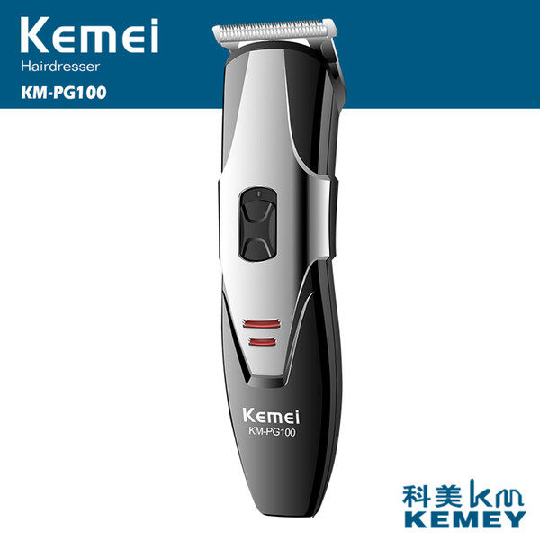 Kemei 2017 New Professional Electric Hair Clipper With Rechargeable Cordless Adjustable Salon Clipper Inside Lithium Battery