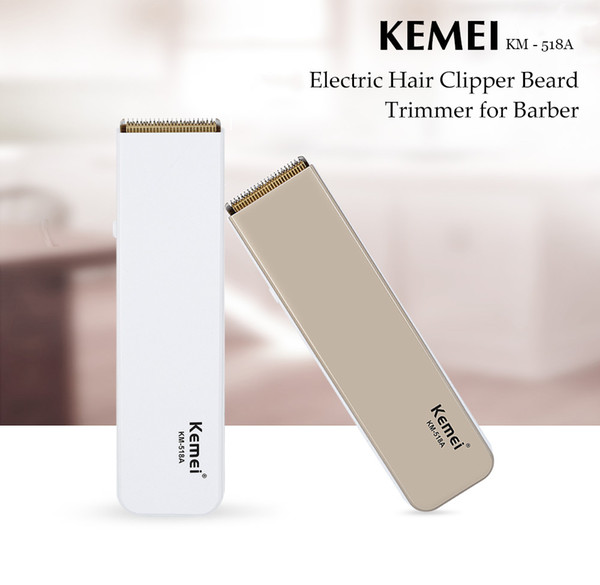 Kemei KM518A Professional Rechargeable Electric Hair Clipper Beard Trimmer Barber Hairdressing Tool Hair Cutting Machine for Man