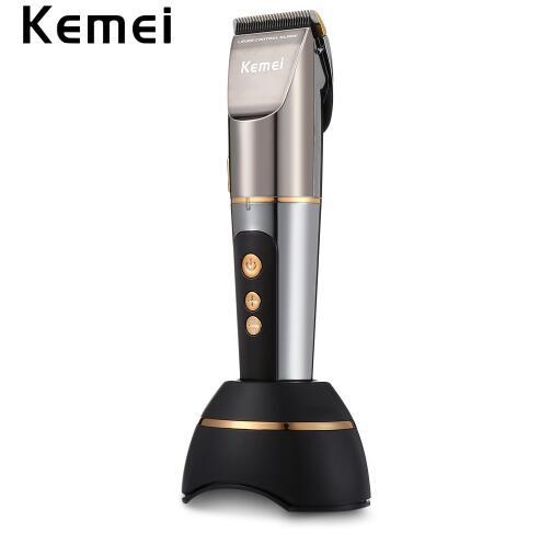 Kemei KM-9160 Rechargeable Electric Professional Hair Clipper 110-240V Washable Beard Trimmer Barber Machine With Fast Charging