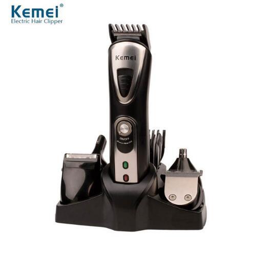 Original Kemei KM-1617 7 in 1 Electric Shavers Razor Nose Ear Hair Trimmer Men Shaving Machine Rechargeable Hair Clipper