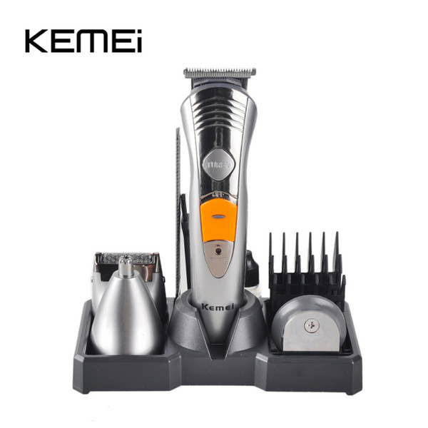 Kemei Rechargeable 7 In 1 Float Reciprocating Electric Razor Hair Cutting Machine Men Face Care Epilator Hair Trimmer KM-580A