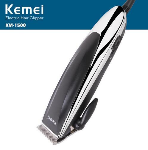 Kemei Powerful Stainless Steel Electric Haircut Machine For Man Professional Hair Clipper Electric Hair Trimmer KM-1500