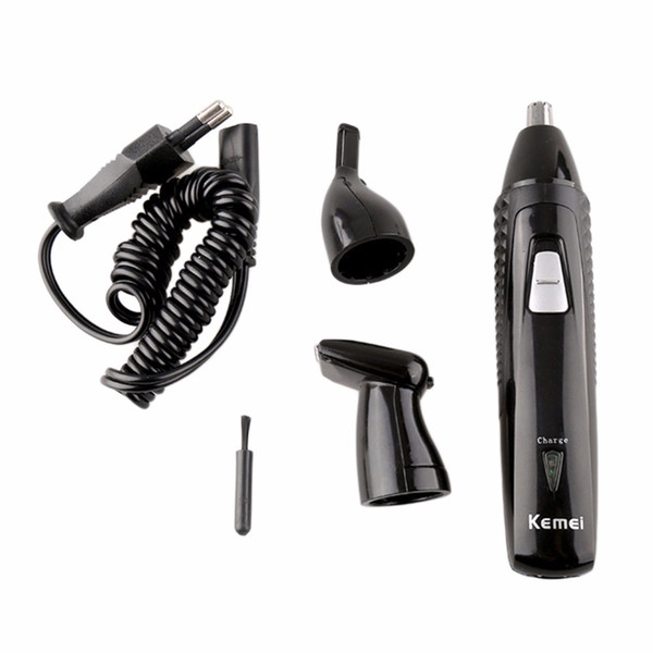 KM-309 Multifunctional 3 In 1 Electric Handheld Rechargeable Hair Cutter Clipper Beard Trimmer Ear Nose Hair Trimmer Tool Men