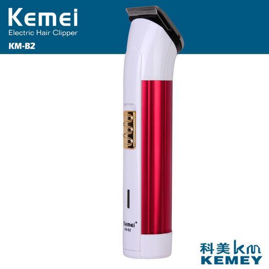 Kemei New Portable Hair Trimmer Men Dry Battery Hair Clipper For Animal Non Washable Hair Cutter Removal For Men KM-B2