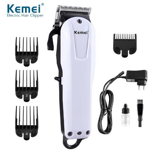 Kemei2601 Professional Electric Rechargeable Hair Clipper Cord/Cordless Lithium-ion Battery Hair Trimmer 3/6/10/13mm 100-240V km-2601