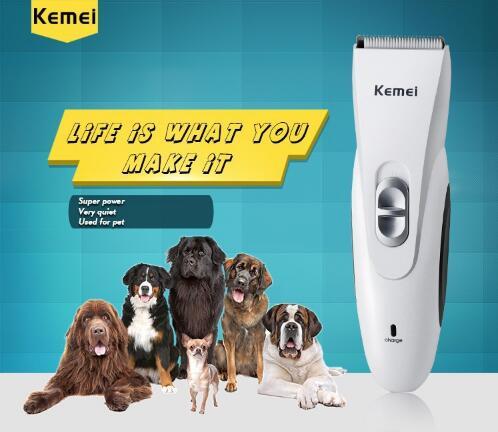 km-970 Rechargeable animal hair clipper for pet hair cutter professional dog hair trimmer for cat grooming machine