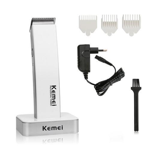 Kemei KM-619 Electric Hair Trimmer Clipper Cutting Machine Rechargeable Razor Barber Cutting Beard Trimmer Haircut Black White