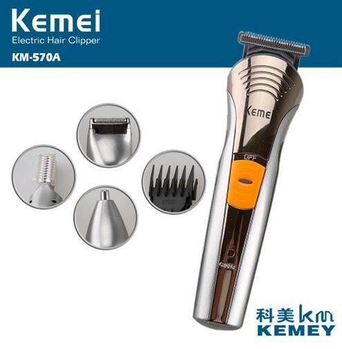 7 in1 Men Face Care Grooming Kit Electric Hair Clipper Trimmer Shaving Men's Razor Nose Trimmer Ear Beard Trimmer Hair Cutter KM-570A