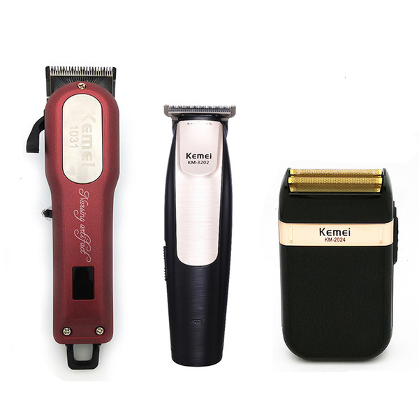 Kemei Professional Trimmer Powerful Clipper Shaver Shaving Machine Hair Cutting Beard Electric Razor T191019