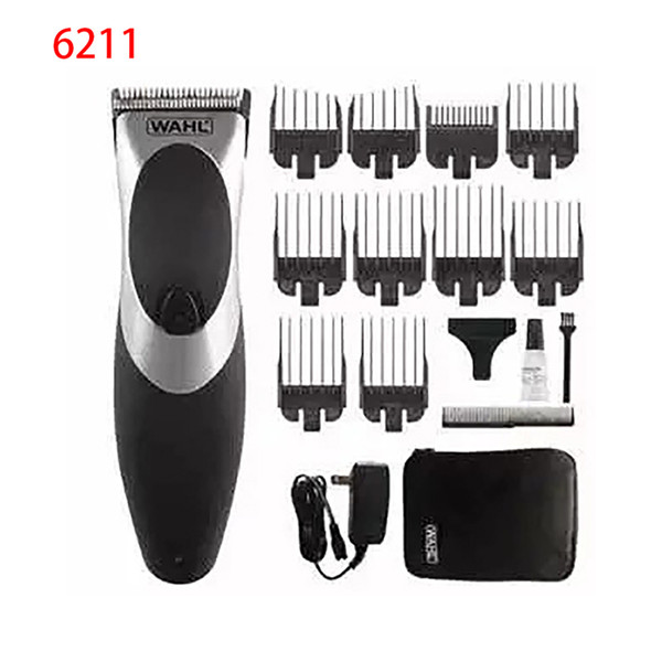 Professional Electric Hair Clipper Steel Blade Rechargeable Hair Trimmer for Men Child Salon Precision Shaving Haircut 6211