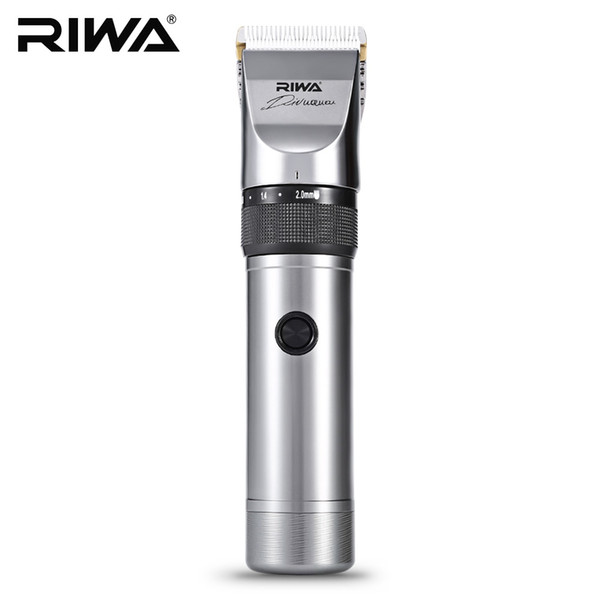 RIWA Hair Trimmer Professional Electric Rechargeable Hair Clipper 100-240V Lithium Battery Original Hair Cutting Machine +B